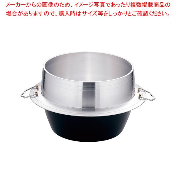 アルミイモノ 羽釜 (カン付) 33cm【アルミ製鋳物羽釜 アルミ製鋳物羽釜  