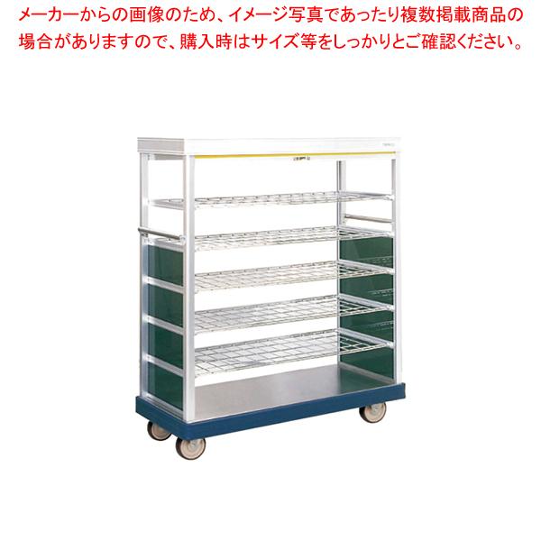 リサイクル品 ロールカーテン付七段配膳車