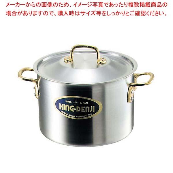 中尾アルミ製作所 キングデンジ 半寸胴鍋 目盛付 IH対応 24cm 中尾アルミ製作所 キングデンジ 半寸胴鍋 目盛付 IH対応 24cm
