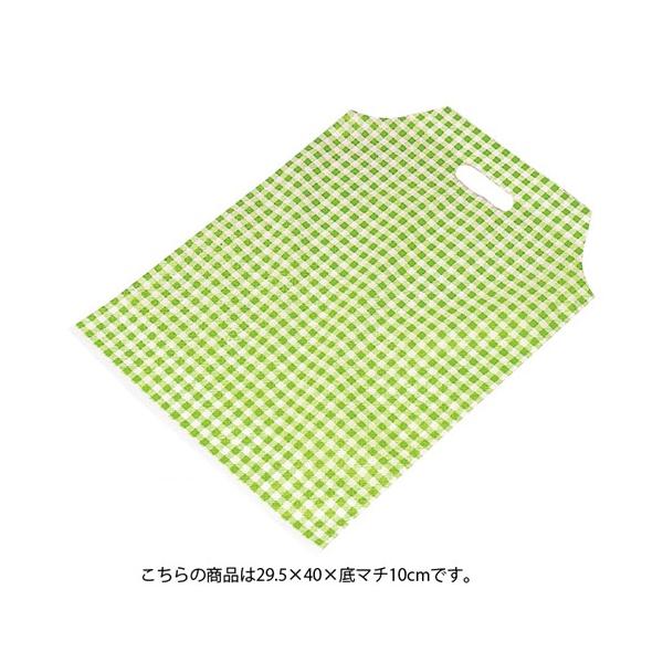 格子柄 グリーン 29.5×40×底マチ10 2000枚 :exp-61-302-6-8:厨房卸問屋名調 通販 格子柄 グリーン 29.5×40×底マチ10 2000枚