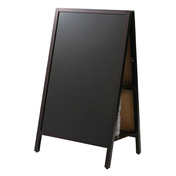 他サイト： 転倒防止スタンドボード両面タイプ大 1台  61-546-69-2 【サイン・掲示用品 スタンド看板・立て看板 A型看板・Ａ型ブラックボード 転倒防止スタンドボード】の商品画像