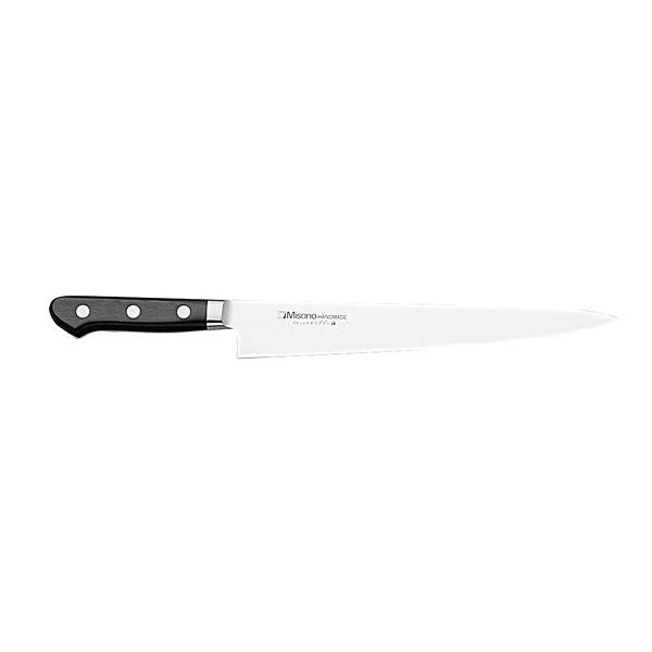 ミソノモリブデン鋼筋引き240mm✖️6本 Misono モリブデン鋼 筋引サーモン 240mm No.528 (包丁) 価格