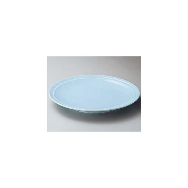 まとめ買い10個セット品】和食器 ス228-047 青地11号高台皿 まとめ買い10個セット品】和食器 ス228-047 青地11号高台皿