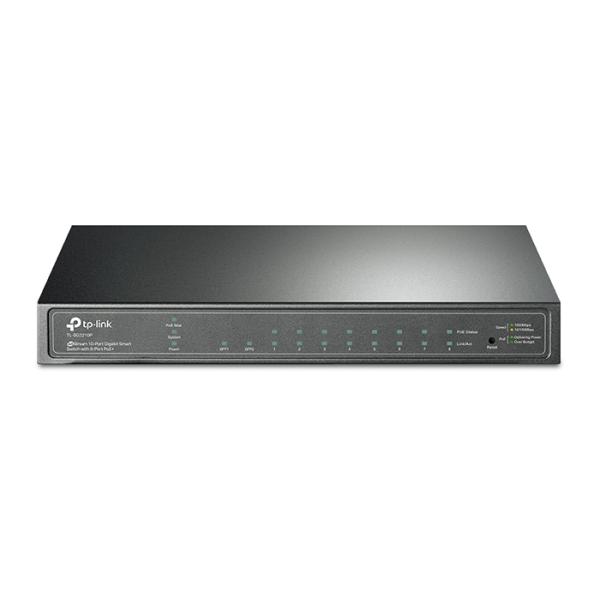 TP-LINK TL-SG2210P 10ポート ギガビットスマートスイッチ（PoE+ポート×8搭載）
