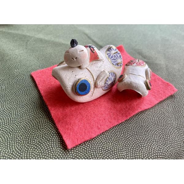 鯉のぼり　こいのぼり　鯉登　端午の節句　子供の日　こどものひ　陶器　玄関に