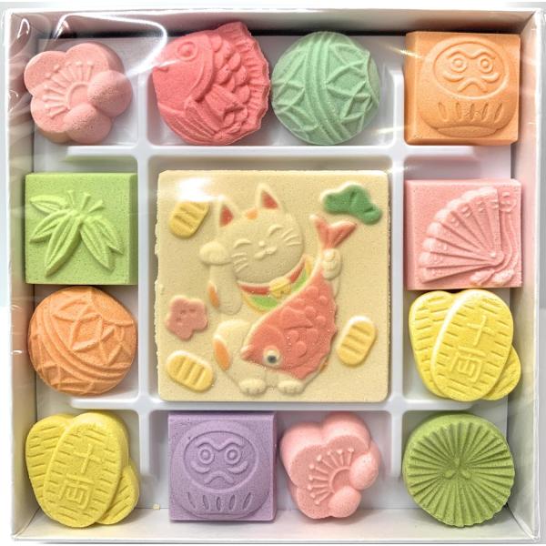 ばいこう堂 さぬき和三盆 お干菓子 開運猫 プチギフト ネコ 贈り物 お茶請け お茶菓子 和三盆糖 干菓子 開運 まねきねこ