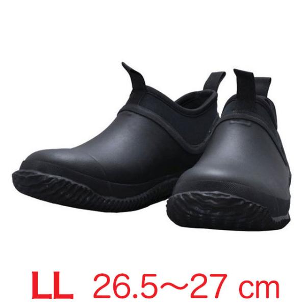サンダンス キャンピング レインシューズ ブラック LL 26.5〜27cm sundance CRS-001 防水 スリッポン レインブーツ 男女兼用