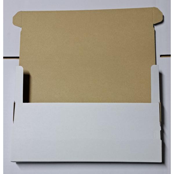 【クリックポスト・ゆうパケット最大】A4厚さ3cm・テープレスケース（白）　１枚（送料追加用）クリックポスト送料追加用に出品・販売しています。