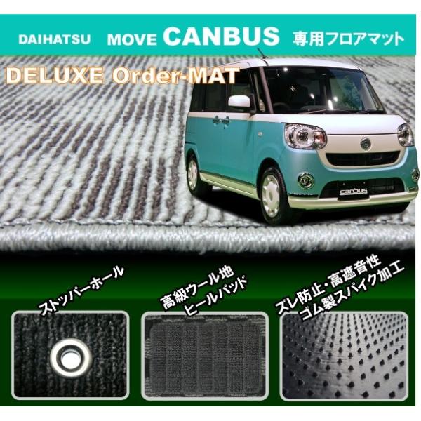 ダイハツ ムーヴ キャンバス専用フロアマット【LA800S】【LA810S】