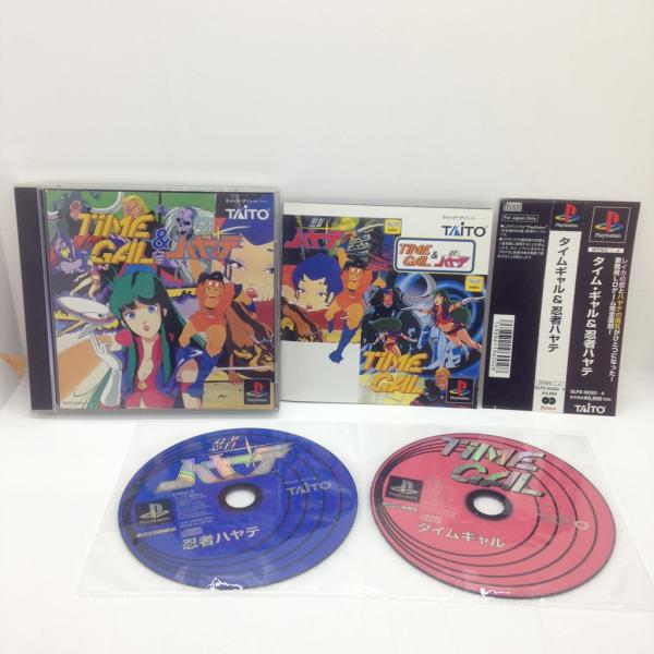 タイムギャル&忍者ハヤテ/プレイステーション(PS)/箱・説明書