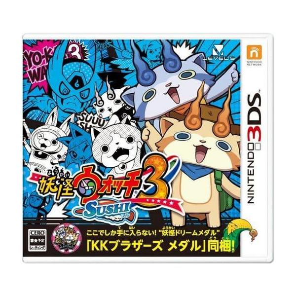 妖怪ウォッチ3 スシ/ニンテンドー3DS(3DS)/箱・説明書あり : MEIKOYA
