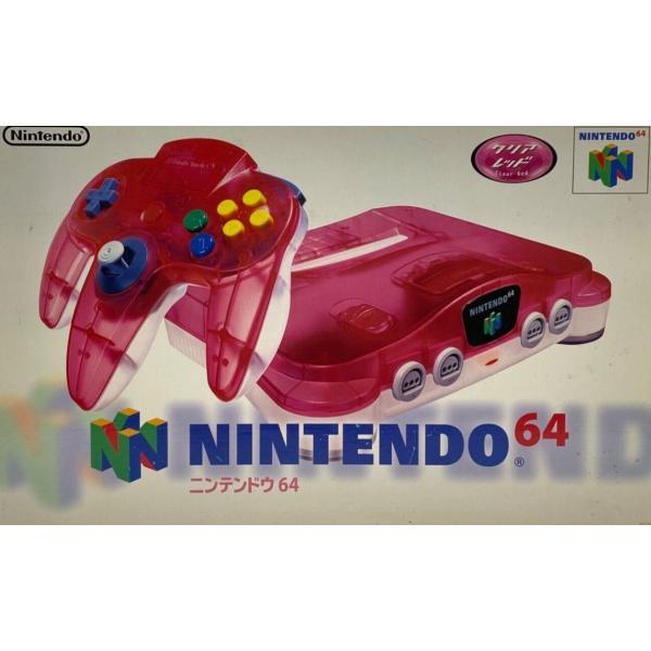 ニンテンドー64 任天堂 クリア レッド 本体　nintendo64 meikoya_1-240001222503