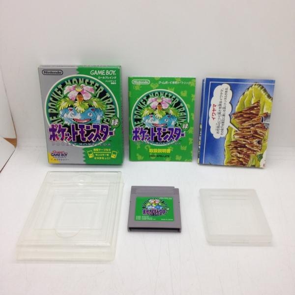 ポケットモンスター 緑 マップ同梱/ゲームボーイ(GB)/中古/箱・説明書