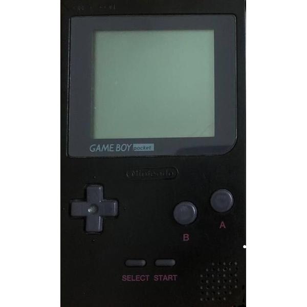 ゲームボーイ - ★動作品★　GAME BOY pocket ブラック　箱　説明書、ソフト付属 ゲームボーイポケット/ブラック/ゲームボーイ(GB)/中古/箱・説明