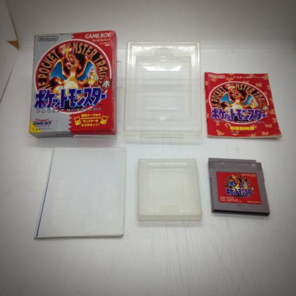 ポケットモンスター赤 マップ同梱/ゲームボーイ(GB)/中古/箱・説明書