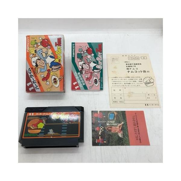 バーガータイム/ファミコン(FC)/中古/箱・説明書あり : MEIKOYA - 通販