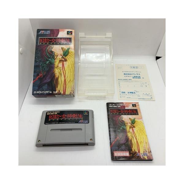 旧約 女神転生 修正版/スーパーファミコン(SFC)/中古/箱・説明書あり