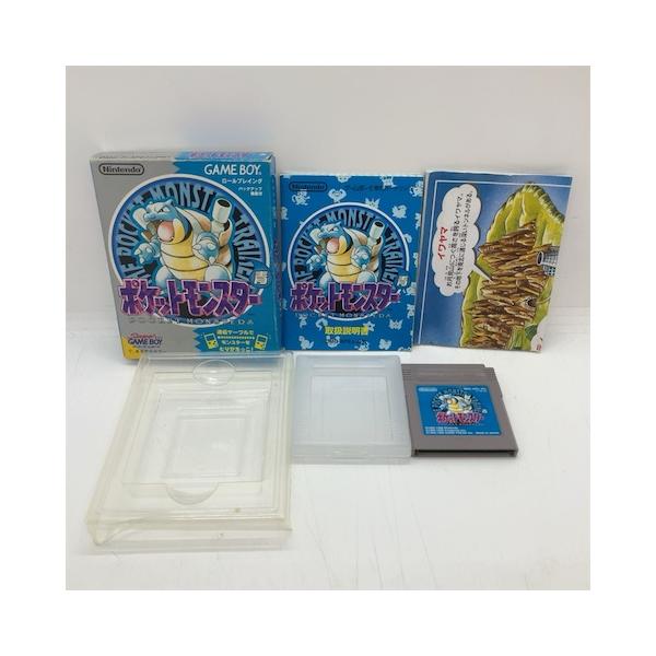 ポケットモンスター青 初回限定販売版/ゲームボーイ(GB)/中古/箱・説明