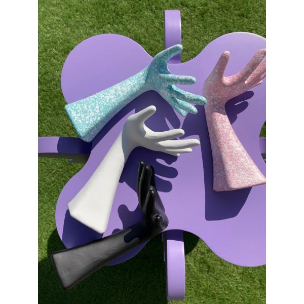 サイバーパンク風 メカハンドオブジェ デスクトップ装飾 手