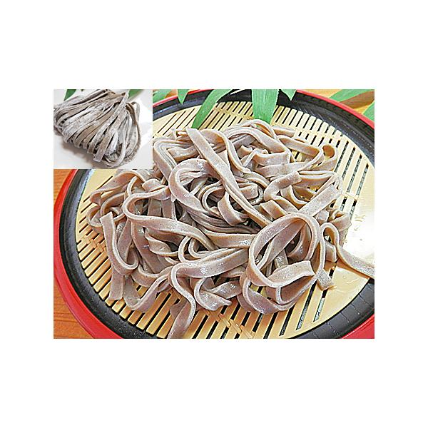 極太 蕎麦　越前そば 5食分 麺つゆ付 太めん 仕立 きしめん 風 そば 半生麺 極 太麺