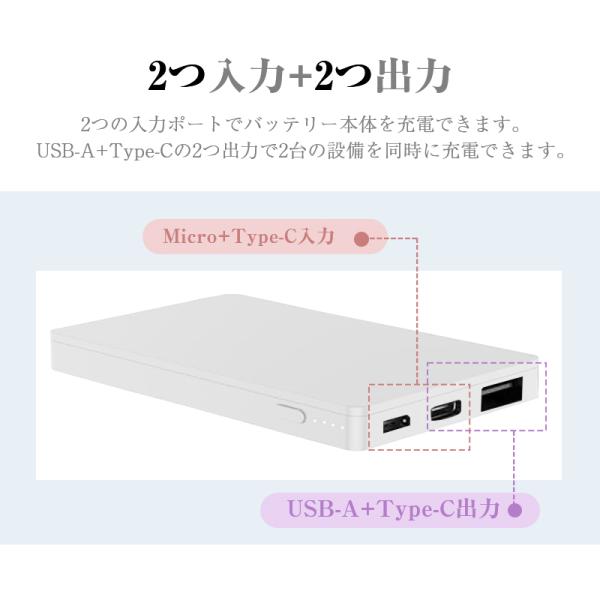 oCobe[ EŏŌy 4000mAh e RpNg X}z[d ^ y 2|[g }[d ^ ~j^ yX[ gя[d PLی i摜4