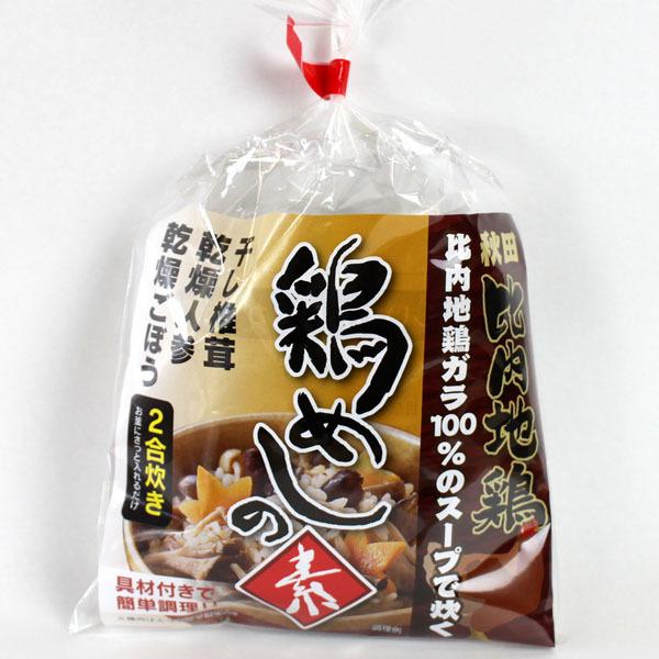 ■名称 鶏めしの素  ■賞味期限 別途商品ラベルに記載  ■保存方法 直射日光を避け常温で保存してください。  ■原材料 ◆スープ・・・しょうゆ、比内地鶏ガラスープ、砂糖、食塩、発酵調味料、たん白加水分解物、こんぶ、調味料、酸味料、ビタミン...