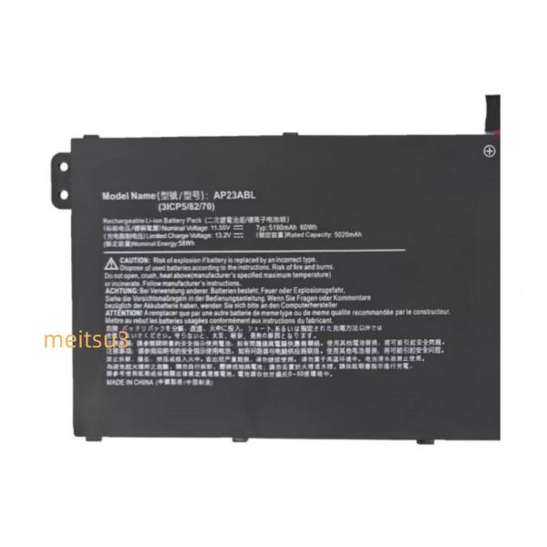 【新品/互換】ノートPCバッテリーACER AP23ABL パソコン バッテリー高品質 安心保証付