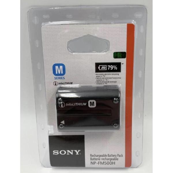 SONY ソニーNP-FM500H 純正リチャージブルバッテリー 新品未開封    当店1年保証