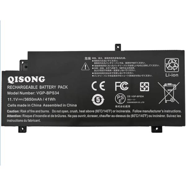 【新品】ノートパソコン用バッテリーSony ソニー VAIO Fit 14 (SVF14A**) 15 (SVF15A**) VAIO Tap 21 シリーズ バッテリー VGP-BPS34対応-高品質