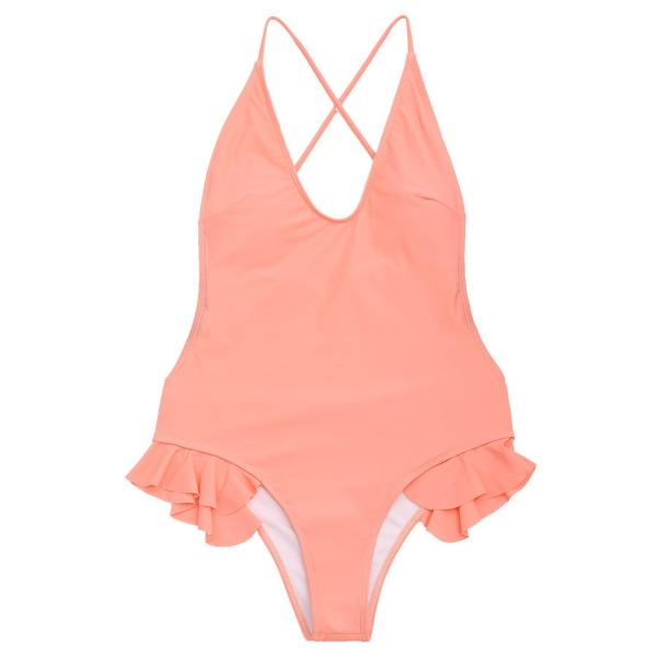 ブラジリアンビキニ ビキニ ワンピース 水着 可愛い ピンク ブラック フリル 黒 インポート パット付き Buyee Buyee Japanese Proxy Service Buy From Japan Bot Online