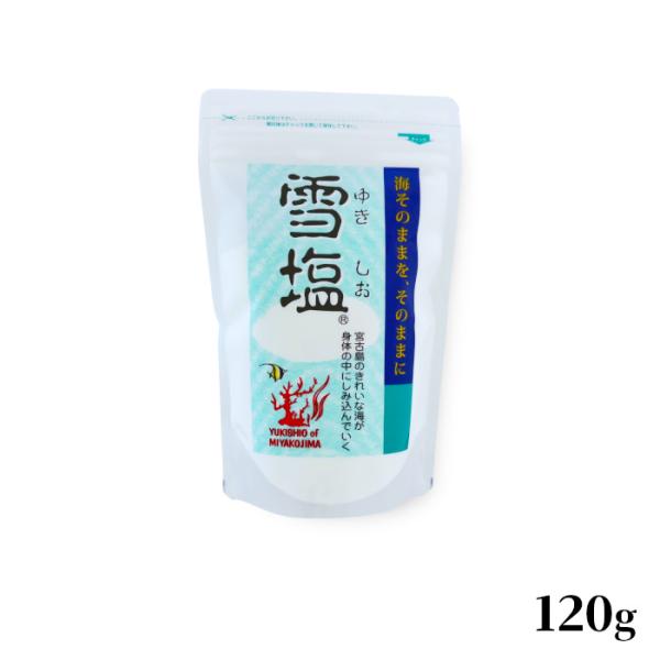 雪塩 沖縄 宮古島 天然塩 （120g×1個）