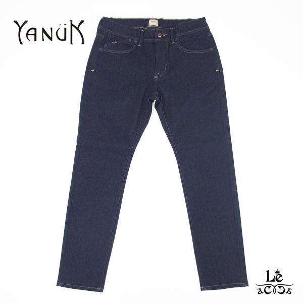 YANUK ヤヌーク デニム メンズ ラウンジジーンズ DENIT 57241100 フェイクインディゴ FIN 秋冬 日本 ブランド 国内正規品【送料無料】