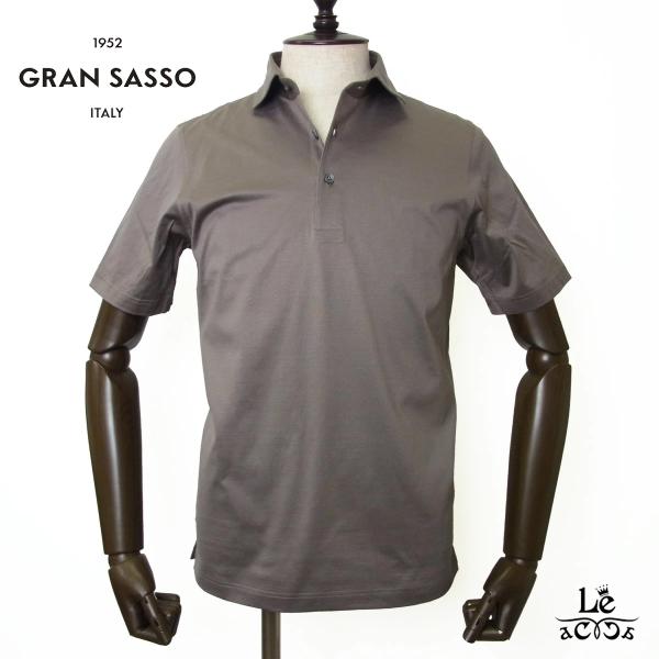 Gran Sasso　ポロシャツ　マーセライズ加工　46 イタリア製 Gran Sasso（グランサッソ） #GRANSASSO ポロシャツ マーセライズ ポロ