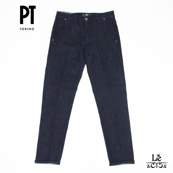 PT TORINO DENIM ピーティー トリノ ストレッチ テーパード デニム スラックス INDIE C5ZP01Z0 TX2510 SK30 インディゴ 正規品