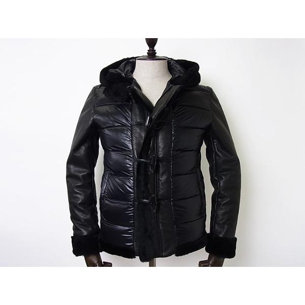 ダウンジャケット エンメティ メンズ Emmeti Fernando メンズ 黒 メンズファッション ブラック ムートン コート アウター イタリア製 秋冬モデル 国内正規品 Fernando Nero A8 レ アッカ