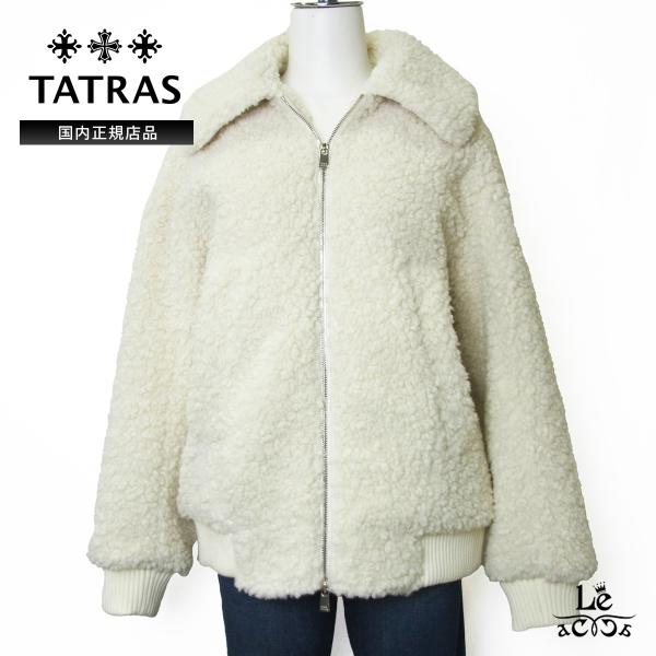 TATRAS タトラス レディース ボアブルゾン RAMACCA ラマッカ ジャケット アイボリー オフホワイト 2025AW イタリア ブランド 国内正規品 送料無料