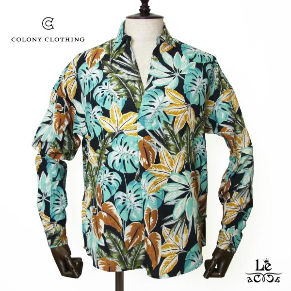COLONY CLOTHING（コロニークロージング） プールサイドシャツ アロハ