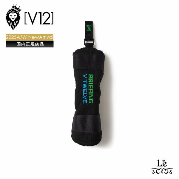 V12 BRIEFING ヴィ・トゥエルブ ブリーフィング コラボ 10周年 限定 ゴルフ ヘッドカバー ユーティリティ UT ブラック ブランド 国内正規品 【送料無料】