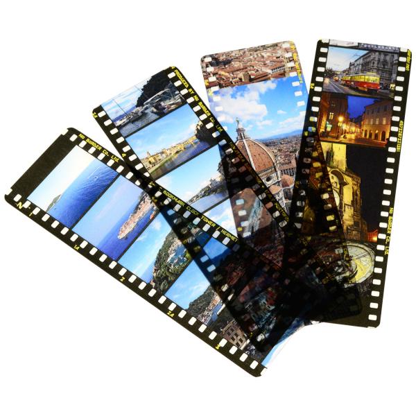 [Release date: March 7, 2017]【製造国】日本製【サイズ】幅4.0cm×長さ12.5cm【素材】PP（ポリプロピレン）【仕様】本に挟むと景色が浮かび上がる透明な樹脂素材を使用した写真フィルム風デザインのクリアしおり...