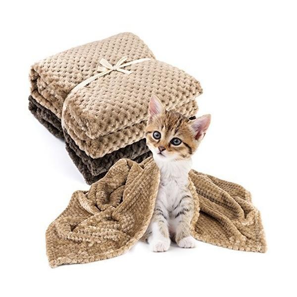 Kooyi ペット 犬 猫 用 ブランケット 毛布 布団 マット タオル ソフト 