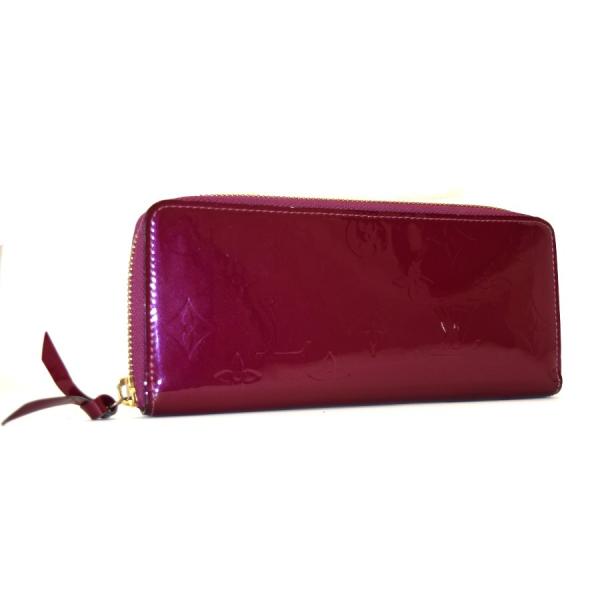 □□LOUIS VUITTON ルイヴィトン 長財布 ヴェルニ ポルトフォイユ クレマンス M90972 マゼンダ melcastcom_5000034889300084