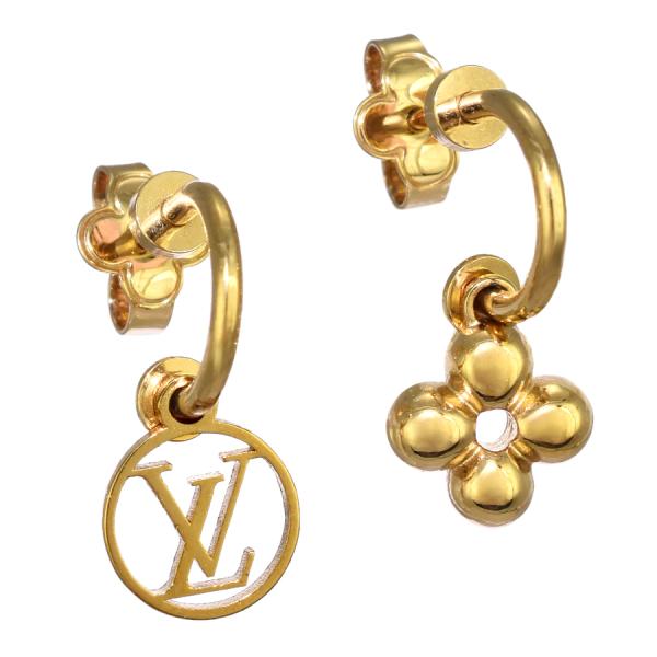 LOUIS VUITTON 新品同様 ルイヴィトン ブルーミング ピアス M64859 LV