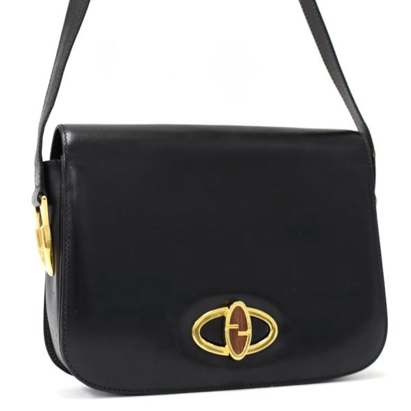 GUCCI 1点限定 グッチ ショルダーバッグ 肩掛け ターンロック GG金具  