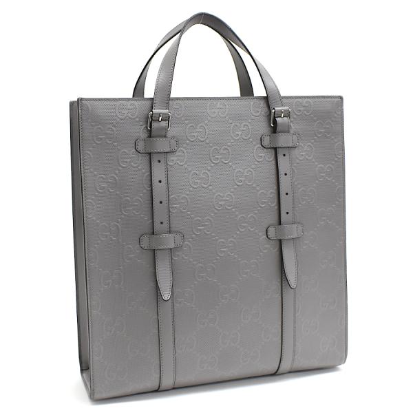 GUCCI グッチ トートバッグ 700421 GGエンボス レザー グレー GUCCI グッチ トートバッグ 700421 GGエンボス レザー グレー