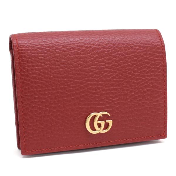 GG 新品同様 グッチ カードケース ウォレット 二つ折り財布 456126