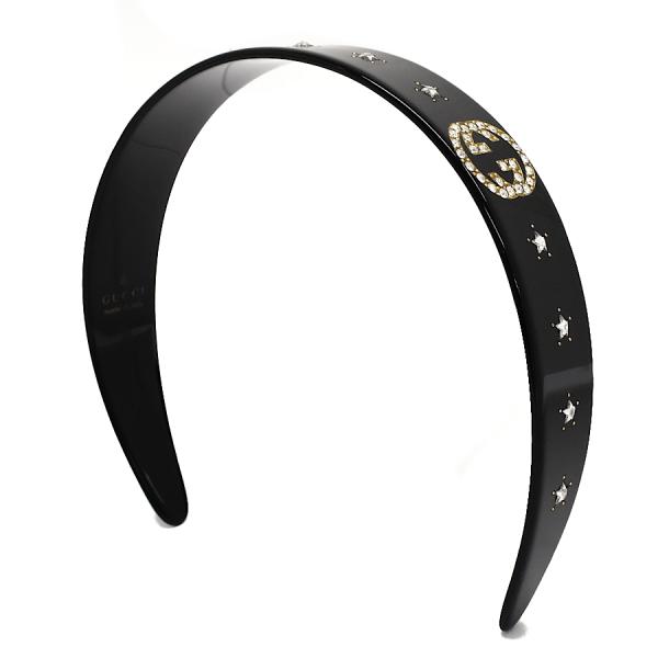 GUCCI グッチ クリスタル インターロッキングG ヘアバンド GUCCI グッチ クリスタル インターロッキングG ヘアバンド