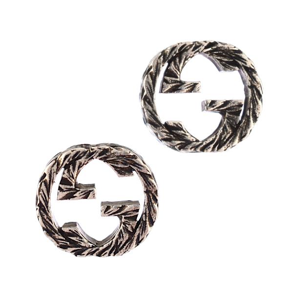 GUCCI（グッチ） 新品同様 インターロッキング スタッズ ピアス 457109