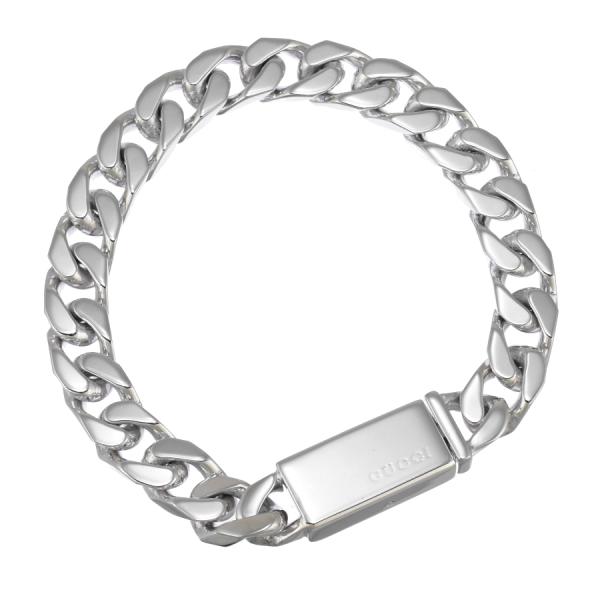 GUCCI（グッチ） フラット リンク チェーン ブレスレット スターリング