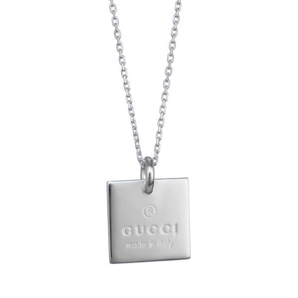 GUCCI（グッチ） 新品同様 トレードマーク スクエアプレート