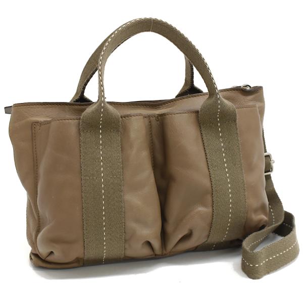 【美品】エルメス　キャラバンホリゾンタル　2way バッグ　レザー　キャメル melcastcom_5000057884102054